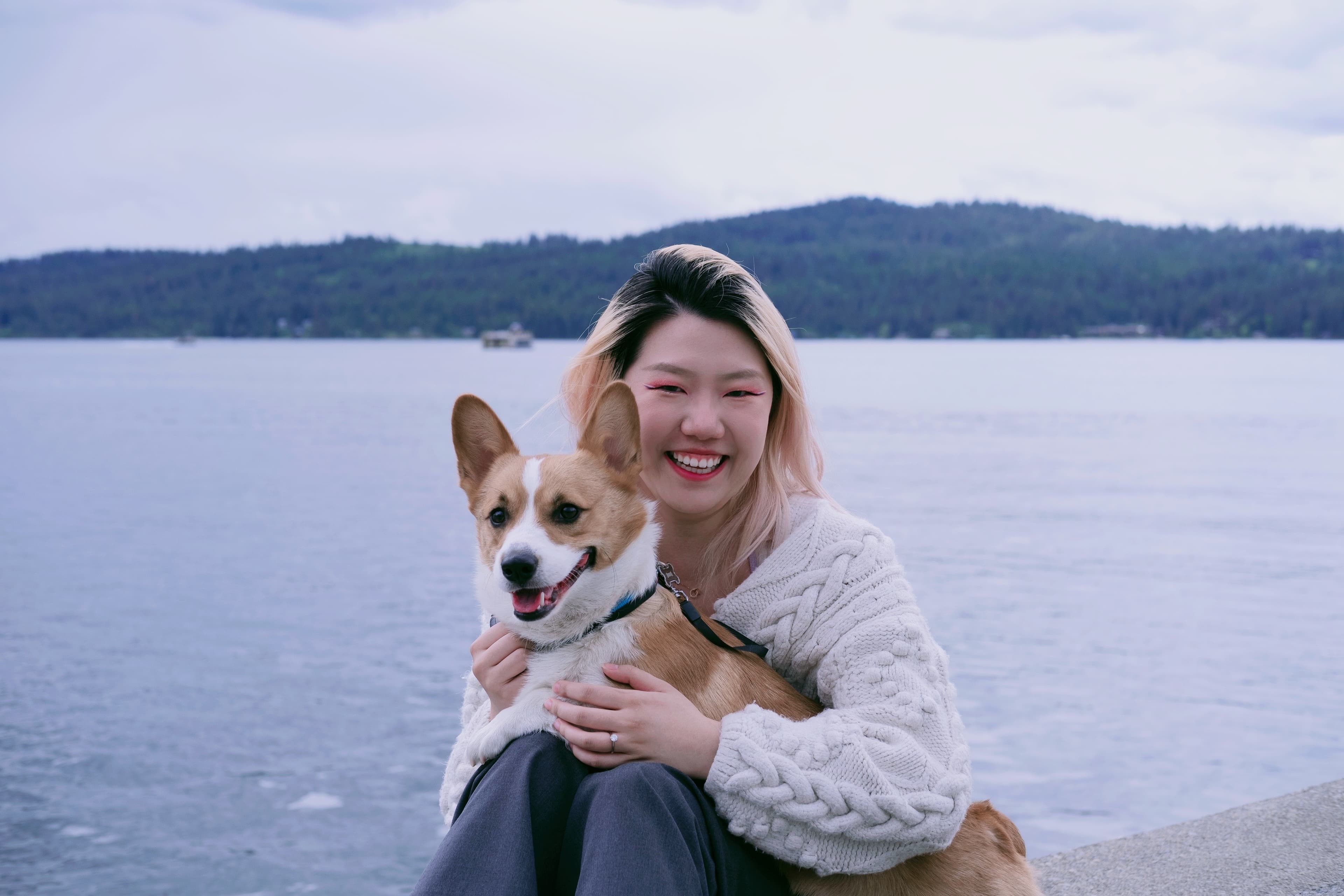 Main background showcasing creative developer portfolio